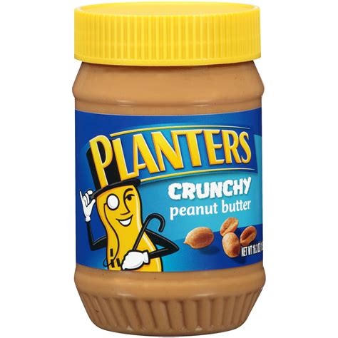 Planters Crunchy Peanut Butter 16.3 oz Jar - Walmart.com - Walmart.com