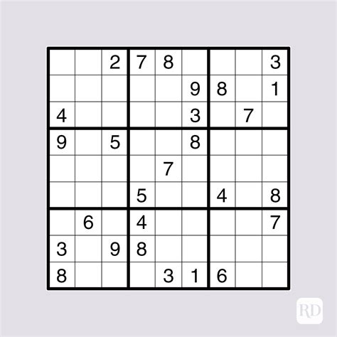Free Printable Sudoku Hard