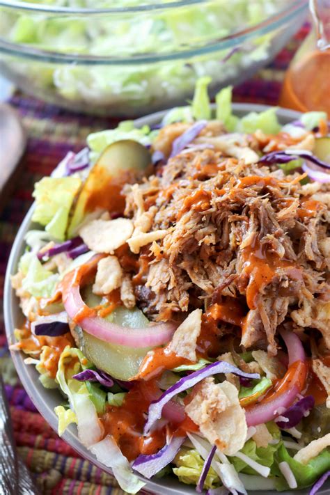 Leftover pork can be used to make an entirely new delicious meal. Pulled Pork Leftover Idea | Pulled Pork Salad Recipe - The Anthony Kitchen