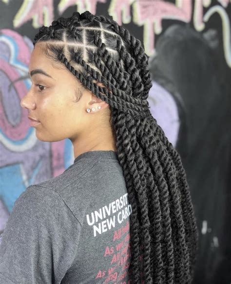Hairstyles For Black Girls Hair Twists Box Braids Black Hair Long