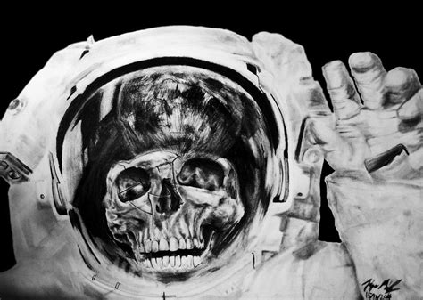 Dead Astronaut A3 And Charcoal By Daiiichirou On Deviantart