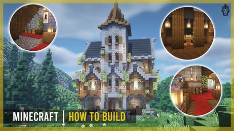 Minecraft How To Build Interior Of A Medieval Town Hall Tutorial