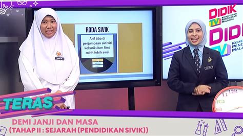 Teras 2021 Tahap Ii Sejarah Pendidikan Sivik Demi Janji Dan