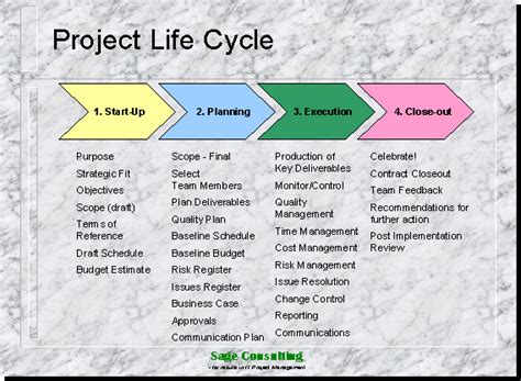 Management Project Life Cycles