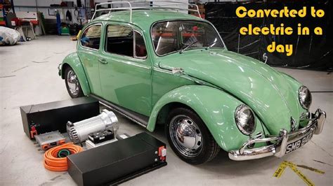 Vw Beetle Converted To Electric In A Day Vw Beetles Electric Car