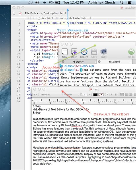Text Editors For Mac Os X Best Of The Bests Yet Free