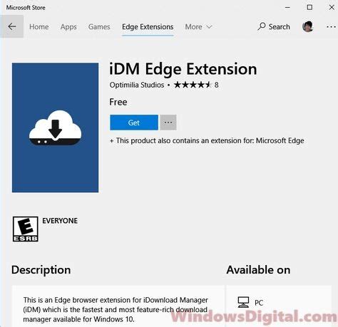 Idm is a tool for drastically increasing your download speeds. Idm For Microsoft Edge Free / Idm Extension For Edge ...