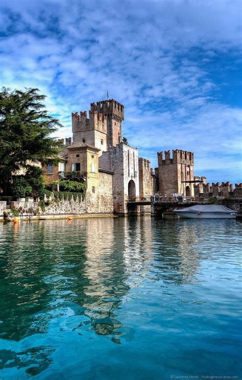 The Scaliger Castle In Sirmione Lombardy Italy Italy Vacation Lake