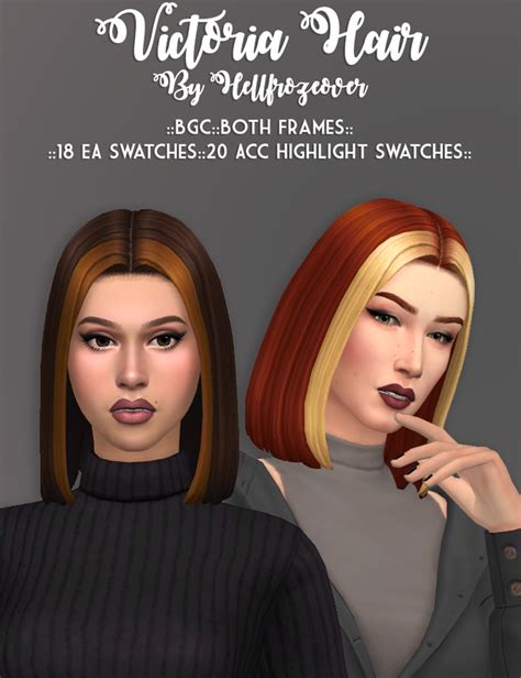 Sims 4 Hair Highlights Cc