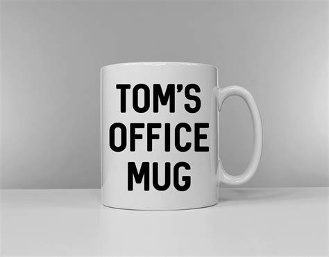 Personalized Office Mug Personalised Work T Coffee Mug Etsy