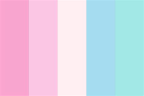 pastel cotton candy color palette