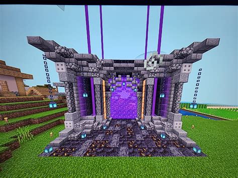 My Take On A 116 Designed Neather Portal What Do You Think Rminecraft