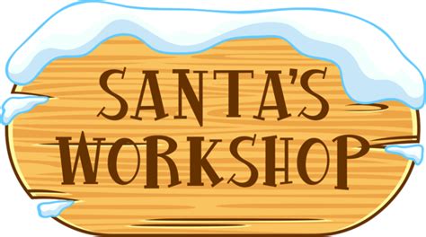 Santas Workshop Clipart