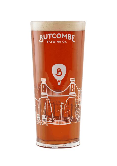 Butcombe Keg Pint Glass Butcombe Brewery