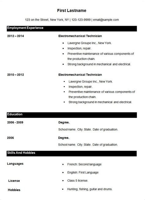 Are you looking for a new job curriculum vitae. 70+ Basic Resume Templates - PDF, DOC, PSD | Free ...