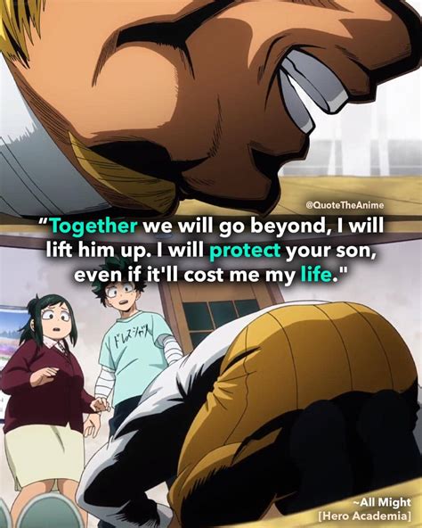 13 Powerful All Might Quotes My Hero Academia Images