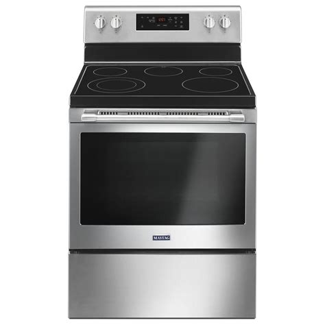 Maytag 30 Inch Wide Electric Range With Shatter Resistant Cooktop 53
