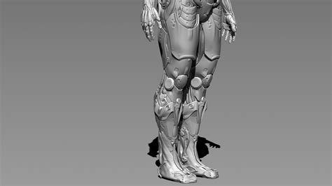 Sci Fi Female Character V2 3d Model Cgtrader