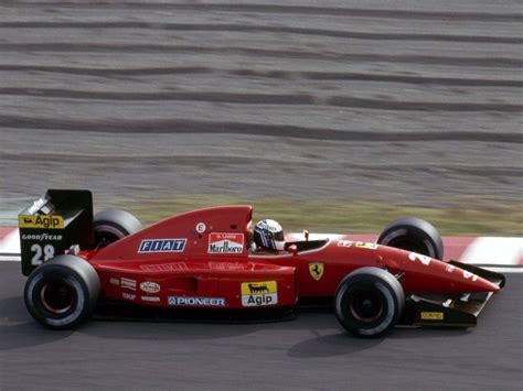 Nicola Larini Ferrari F92a Ferrari Tipo 038 35 V12 Japan 1992