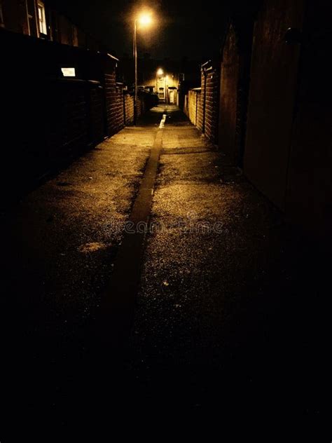 Dark Alley Stock Image Image Of Alley Gloomy Dark 47673103