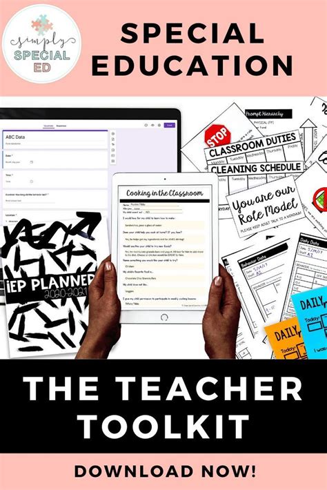 the teacher toolkit for special education print digital editable in 2020 teacher toolkit