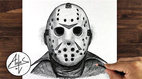 How To Draw Jason Voorhees Friday The 13th YouTube