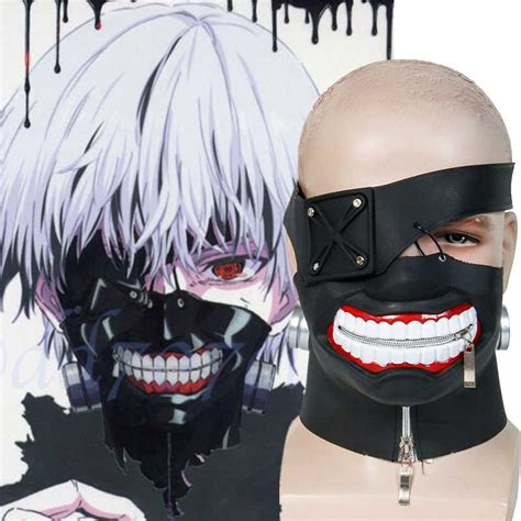 Anime Tokyo Ghoul Kaneki Ken Cosplay Máscara Disfraces Cosplay Manga