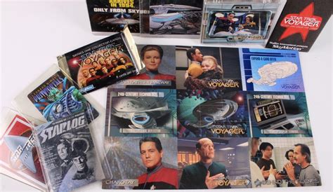 It was also the first to use color images. STAR TREK VOYAGER TRADING CARDS