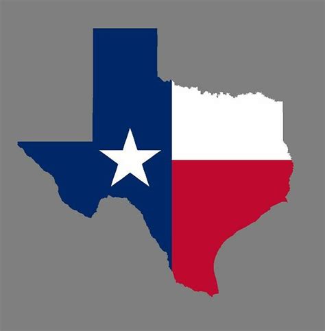 Pick Size State Of Texas Flag Stencil Firearm Gun Rifle