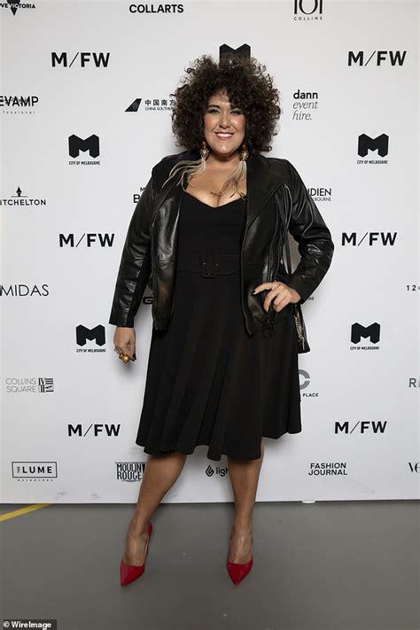 Casey Donovan Shows Off Her Slimmed Down Figure In Busty Black Frock As