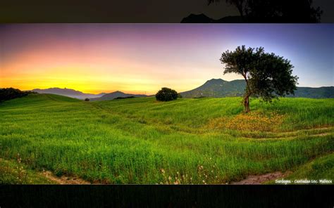 Hd Sunset Landscapes Nature Fields Hdr Photography Photo Manipulation