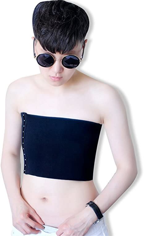 BaronHong Tombabe Trans Lesbian Strapless Plus Size Chest Binder Top With Cm Elastic Band