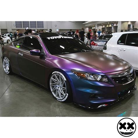 Honda Wrapped In Avery Colorflow Satin Rushing Riptide Cyanpurple