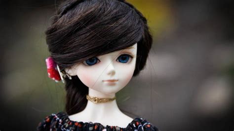 Cute Blue Eyes Barbie Doll In Blur Background Hd Barbie