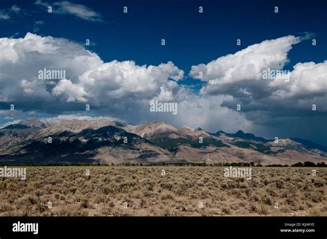 West Side Of Lost River Range Idaho Stock Photo Alamy