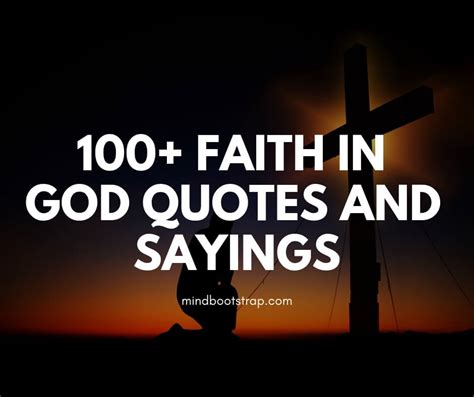 100 Faith In God Quotes And Sayings In Hard Times Mindbootstrap