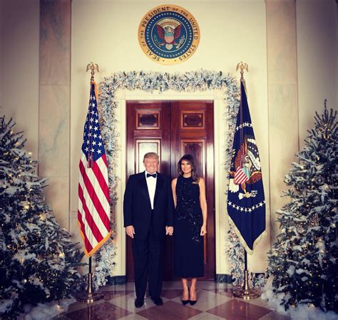 President First Ladys Official White House Christmas Portrait