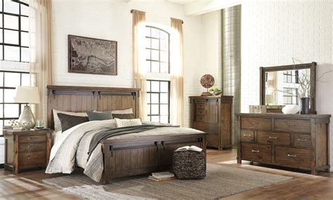 Home » furniture » bedroom » ashley bedroom set by lulu265 at tsr. Lakeleigh Brown Panel Bedroom Set from Ashley | Coleman ...