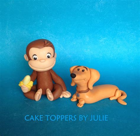 Curious George Toppers | Curious george cakes, Curious george birthday, Curious george party