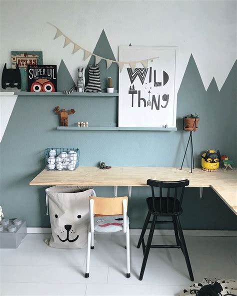 The Study Area In A Kids Room By Kids Interiors
