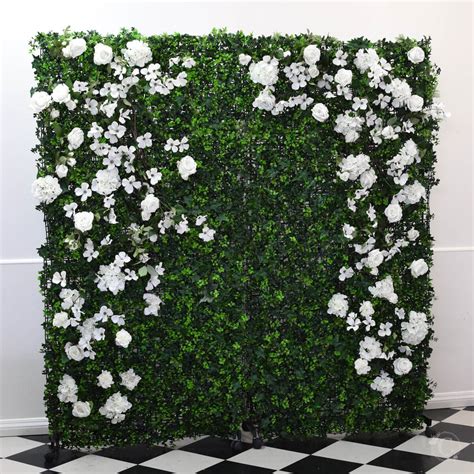 Covers Decoration Hire Flower Wall Lush Green 2m X 2m Covers
