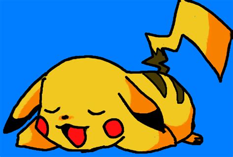 Pikachu Sleeping Meme