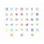 Social Icons Colors