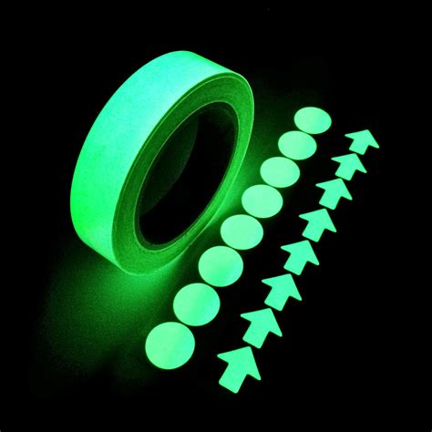 Glow In The Dark Self Adhesive Tape Green Light Luminous Tape Sticker Feet X Inch
