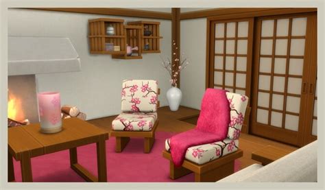 Snowy Escape Living Room Recolors At Deeliteful Simmer Sims 4 Updates