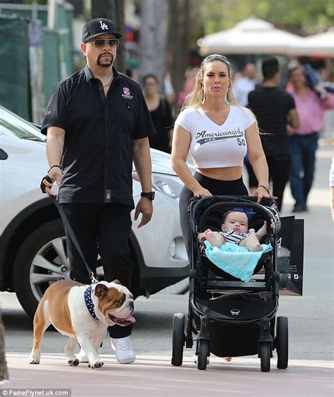 Coco Austin Shows Off Figure While Out With Ice T Daily Mail Online