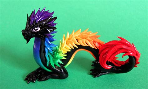 Rainbow Oriental Dragon By Dragonsandbeasties On Deviantart Polymer
