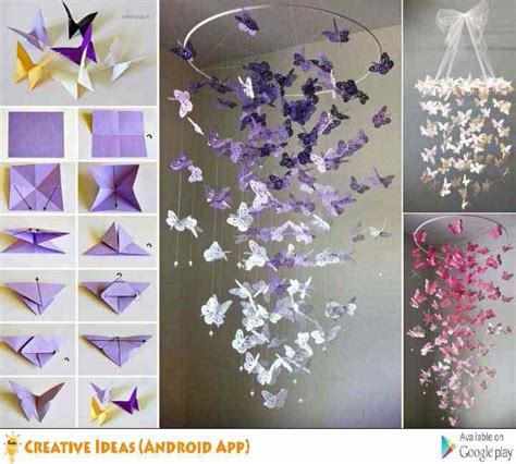 Mariposas Colgantes Butterfly Mobile Butterfly Wall Art Origami