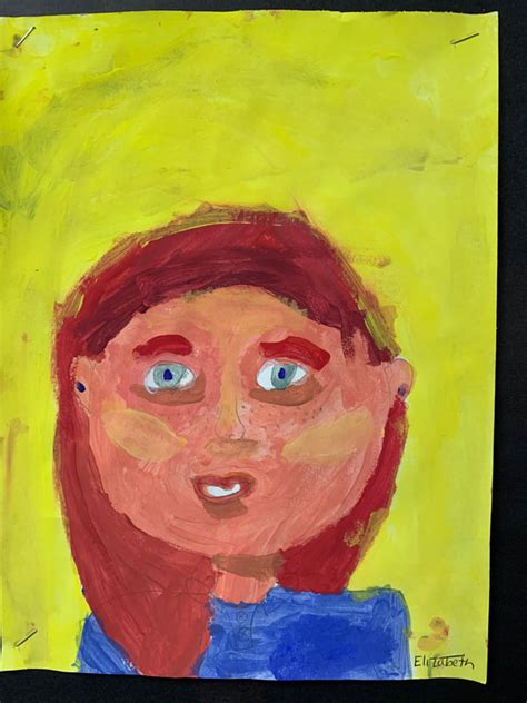 Primary Color Self Portraits Annie Monaghans Art Room Elementary