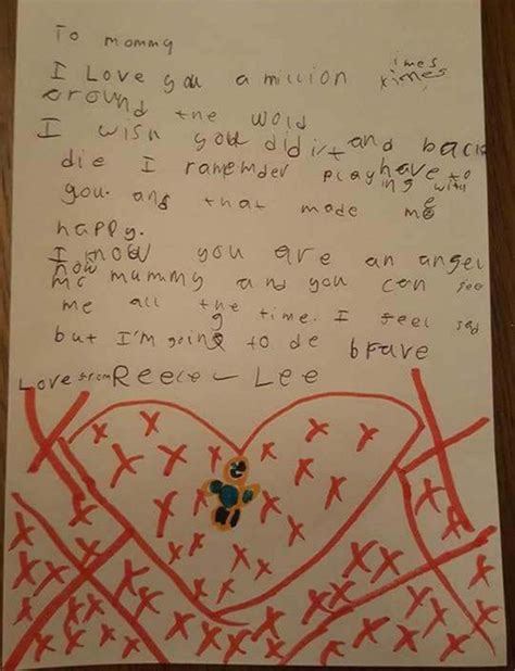 Boy Writes Heartbreaking Note To Mum Ellia Arathoonis After Her Death